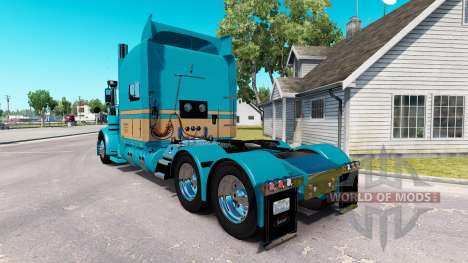 Скин Johnson Livestock LLC на Peterbilt 389 for American Truck Simulator