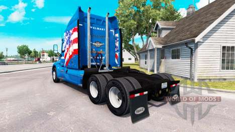Skin Walmart USA truck Peterbilt for American Truck Simulator