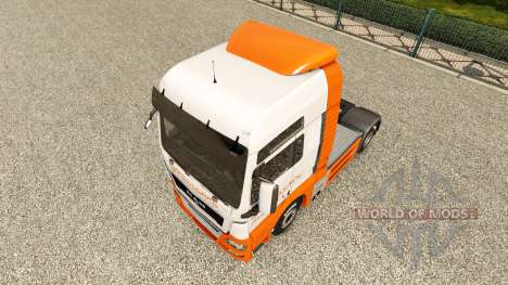 Excellence Transportes skin for MAN truck for Euro Truck Simulator 2