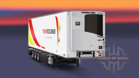 Semi-trailer refrigerator Chereau Transrocamar for Euro Truck Simulator 2