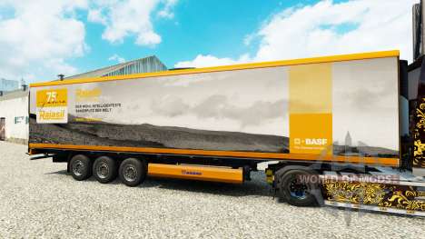Skin Rajasil for semi-refrigerated for Euro Truck Simulator 2