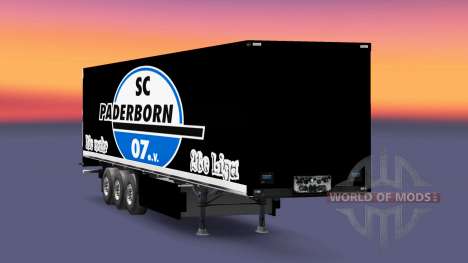 Skin SC Paderborn 07 on semi for Euro Truck Simulator 2