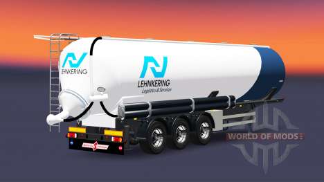 The semitrailer-tank Lehnkering for Euro Truck Simulator 2