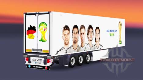 Semitrailer reefer EN FIFA World Cup for Euro Truck Simulator 2