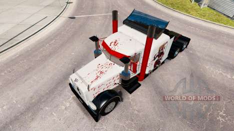 Harley Quin skin for the truck Peterbilt 389 for American Truck Simulator