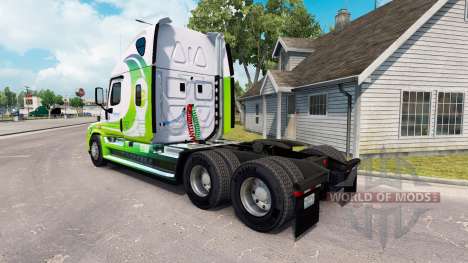 Skin Hybrid tractor Freightliner Cascadia for American Truck Simulator
