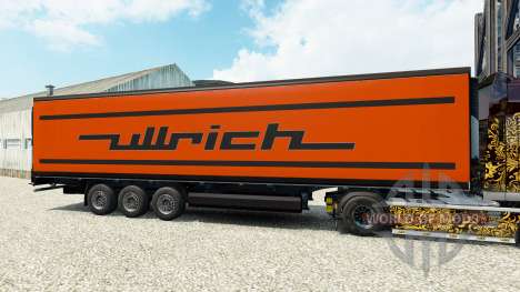 Skin Ullrich on the semitrailer-the refrigerator for Euro Truck Simulator 2