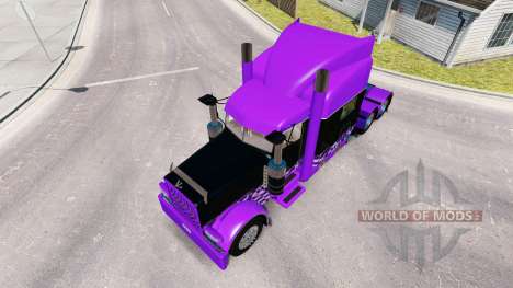 Race Inspired skin for the truck Peterbilt 389 for American Truck Simulator