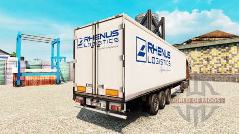 Skin Rhenus Logistics for semi-refrigerated for Euro Truck Simulator 2