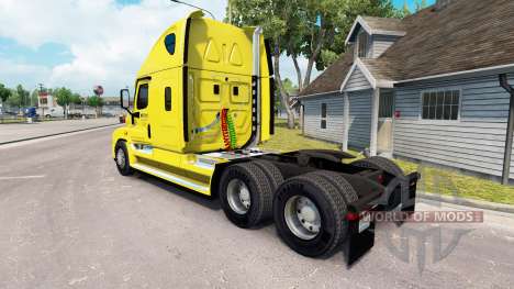 Скин Veriha Trucking на Freightliner Cascadia for American Truck Simulator