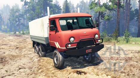 UAZ-33036 6x6 for Spin Tires
