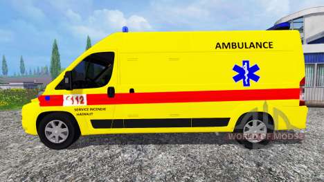 Peugeot Boxer [ambulance] for Farming Simulator 2015