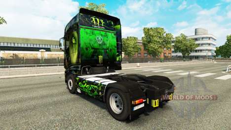 The skin Monster on tractor Scania R700 for Euro Truck Simulator 2