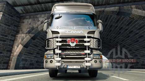 The bumper V8 v3.0 truck Scania for Euro Truck Simulator 2