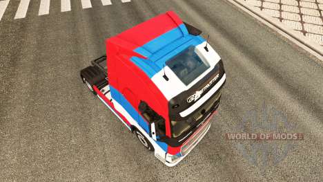 Serbia skin for Volvo truck for Euro Truck Simulator 2