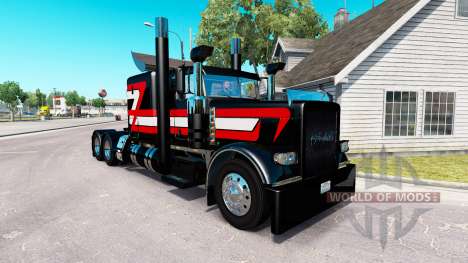 Black Metallic skin for the truck Peterbilt 389 for American Truck Simulator