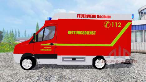 Volkswagen Crafter Feuerwehr Bochum for Farming Simulator 2015