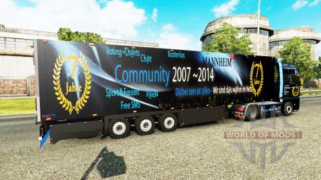Semitrailer refrigerator Schmitz DJ Charty for Euro Truck Simulator 2