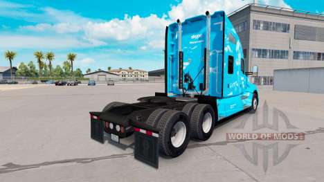 Skin Skype on a Kenworth tractor for American Truck Simulator