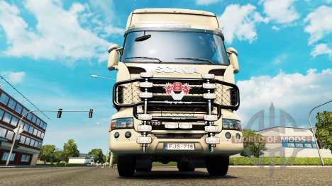 The bumper V8 v2.0 truck Scania for Euro Truck Simulator 2