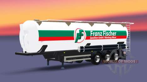 The semitrailer-tank Franz Fischer for Euro Truck Simulator 2