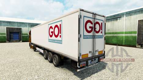 Skin GO for semi-refrigerated for Euro Truck Simulator 2
