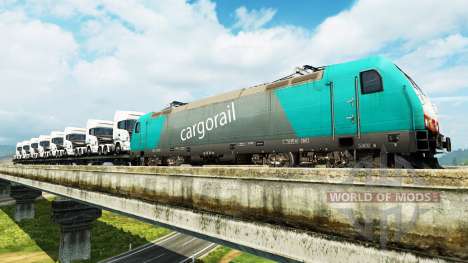 Freight trains for Euro Truck Simulator 2