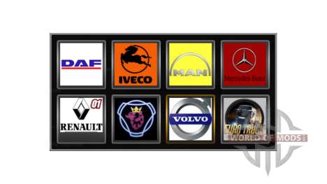 Logos of actual companies for Euro Truck Simulator 2