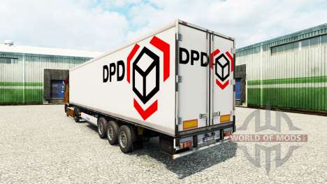 Skin DPD for semi-refrigerated for Euro Truck Simulator 2