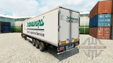 Skin Intereuropa on the semitrailer-the refriger for Euro Truck Simulator 2