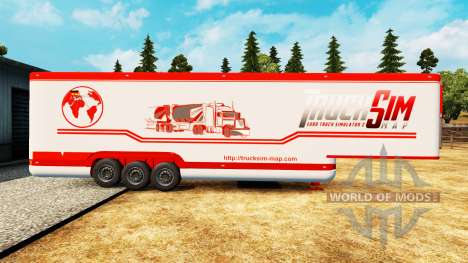 The semitrailer-the refrigerator TruckSim for Euro Truck Simulator 2