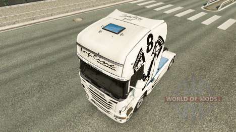 Skin Simply the Best on the tractor Scania for Euro Truck Simulator 2