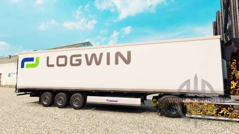 Skin Logwin Logistics for semi-refrigerated for Euro Truck Simulator 2