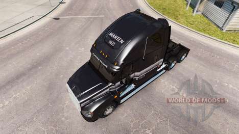 The skin of the MARTEN on the truck Freightliner for American Truck Simulator