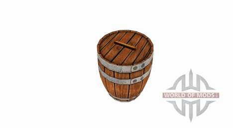 Wooden barrel for Farming Simulator 2017