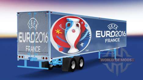 Skin Euro 2016 trailer for American Truck Simulator