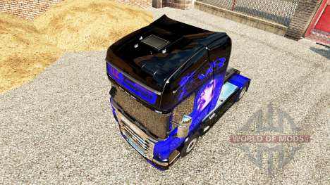 Skin ITS International Transport on tractor Scan for Euro Truck Simulator 2