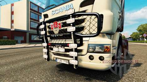 The bumper V8 v2.0 truck Scania for Euro Truck Simulator 2