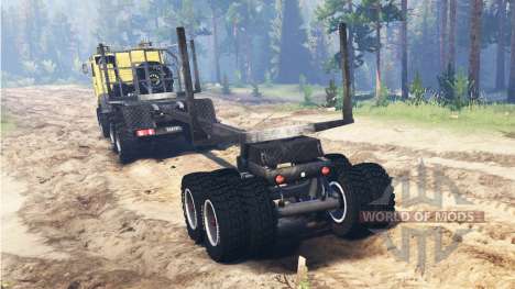 KamAZ-65222 for Spin Tires
