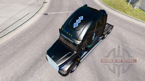 John Christner skin on Freightlin truck Cascadia for American Truck Simulator