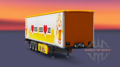 Skin Beer for trailers for Euro Truck Simulator 2