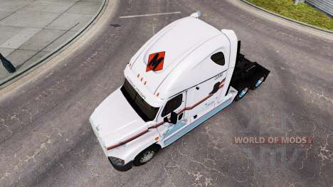 Skin on METROPOLITAN truck Freightliner Cascadia for American Truck Simulator
