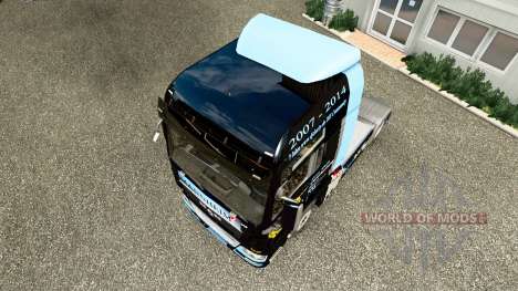 Skin DJ Charty on tractor MAN for Euro Truck Simulator 2