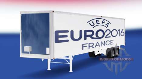 Skin Euro 2016 v2.0 on the semi-trailer for American Truck Simulator