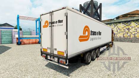 Skin Trans-o-flex semitrailer reefer for Euro Truck Simulator 2