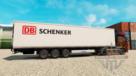 Skin DB Schenker for semi-refrigerated for Euro Truck Simulator 2