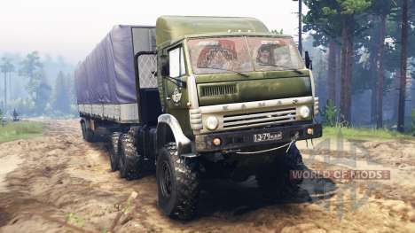 KamAZ-5410 6x6 for Spin Tires