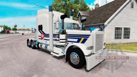 Burton Trucking skin for the truck Peterbilt 389 for American Truck Simulator