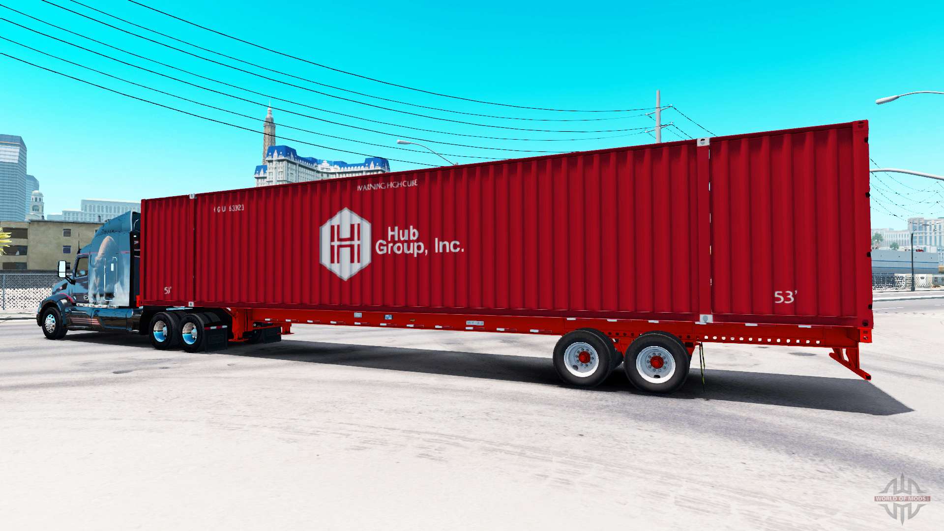 Semitrailer Container Hub Group Inc For American Truck Simulator