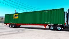 Semitrailer container EMP for American Truck Simulator